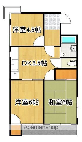 青葉マンションの間取り写真