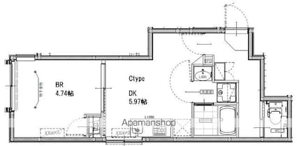 ＦＡＩＲ上井草[1DK/27.33m2]の間取図