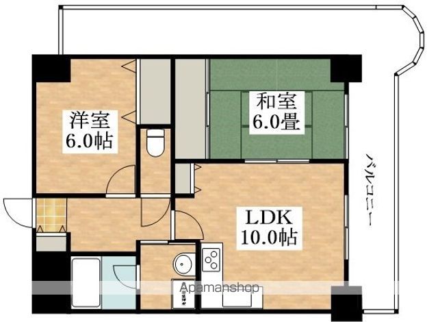 ロイヤルヒルズ5番館の間取り写真