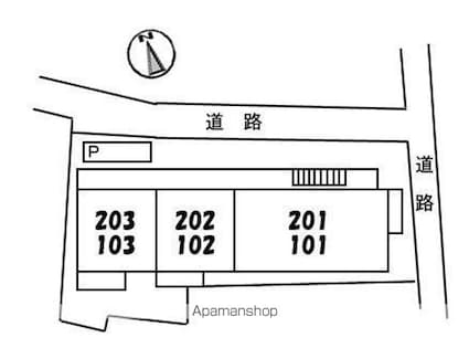 フレグランス宮脇[2LDK/50.6m2]の配置図