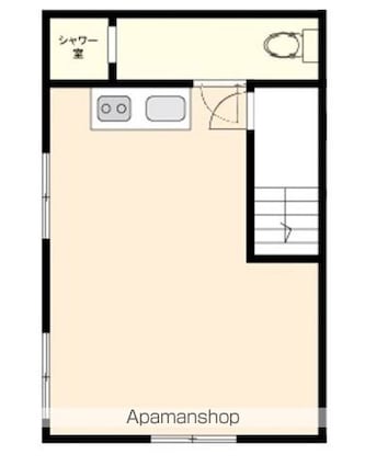 双葉アパート[1R/18.3m2]の間取図