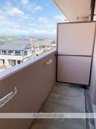 サンタウン竹鼻　Ｂ[1K/30.6m2]のバルコニー