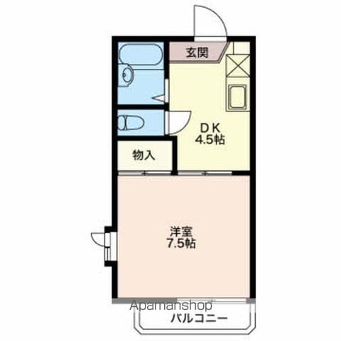 ベルメゾン安茂里の間取り写真