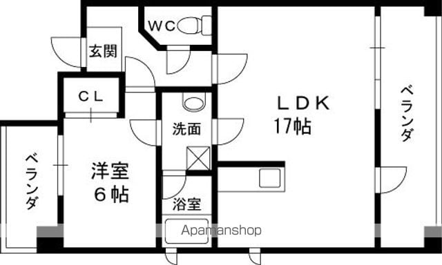 パレス東洋上甲子園の間取り写真