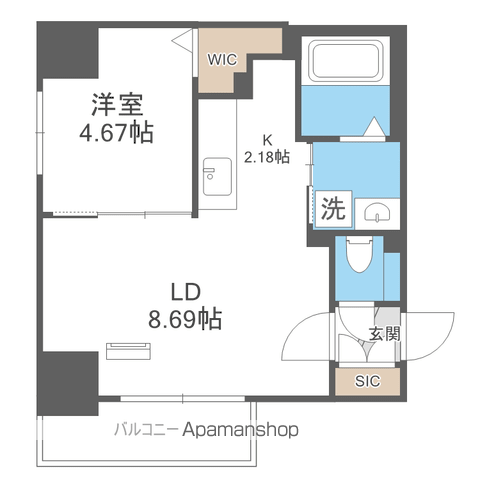 SーRESIDENCE大通公園ADMIRIOの間取り写真