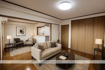 セルフォース[2LDK/58.75m2]のリビング・居間