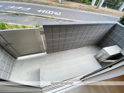 ユーフォリア　Ｄ棟[2LDK/53.77m2]のバルコニー