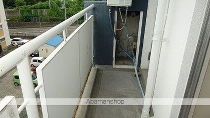 ヴィラナリー川津　２棟[2K/39.17m2]のバルコニー