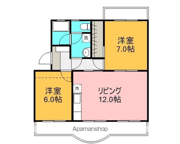サザンウインド北園の間取り写真