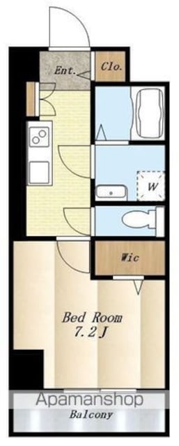 東京都武蔵野市境南町２丁目[1K/29.61m2]の間取図