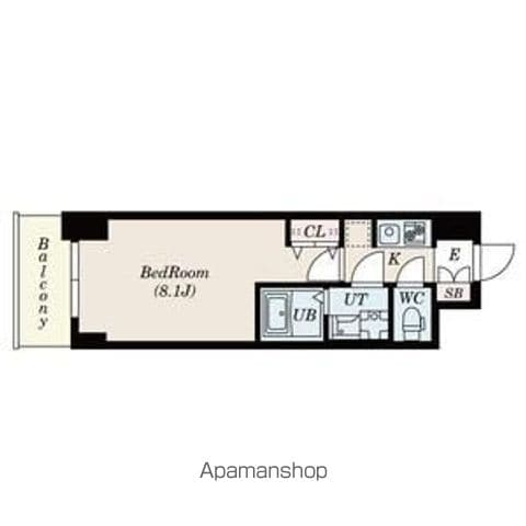 SーRESIDENCE阿波座WESTの間取り写真