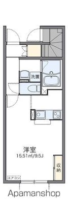 レオネクストエスタシオネス[1K/30m2]の間取図