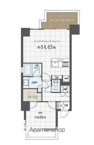ROPPONMATSU VIEW APARTMENTの間取り写真