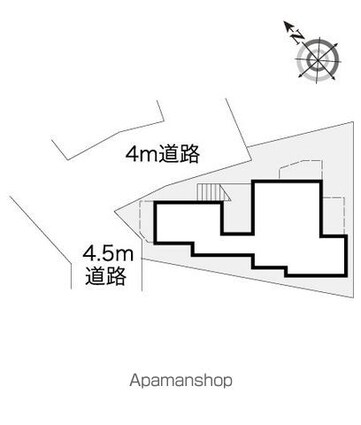 レオパレスＴＡＮＡＫＡ[1K/14.37m2]の配置図