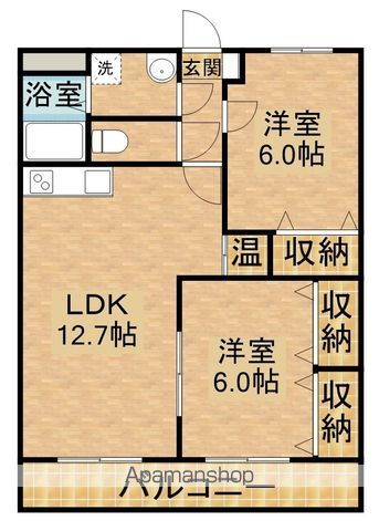 シーダーナインの間取り写真
