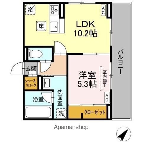 D PAINA NAMAMUGI IIIの間取り写真