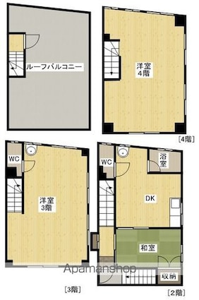 伊東ビル[3DK/99.3m2]の間取図