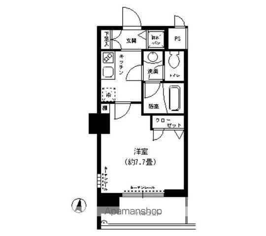 東明マンション新東の間取り写真