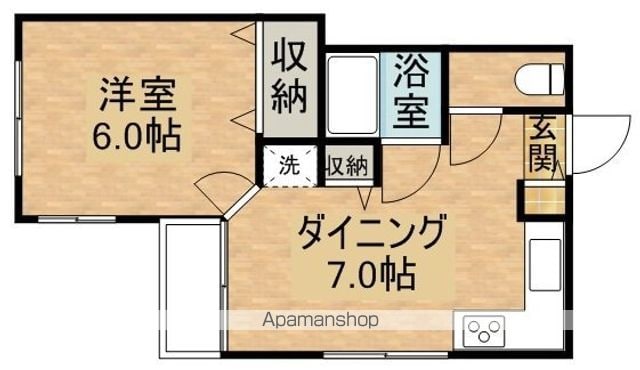 三門コンドミニアムの間取り写真