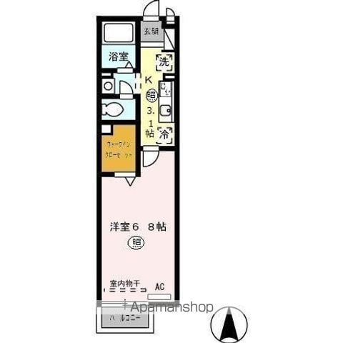 セジュール各務原の間取り写真