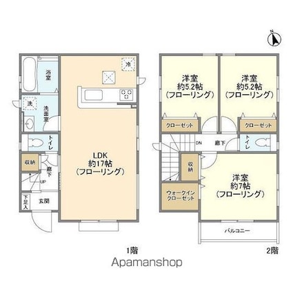 Ｋｏｌｅｔ府中西府[3LDK/82.8m2]の間取図
