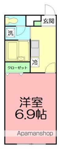 プレジールHOLAの間取り写真