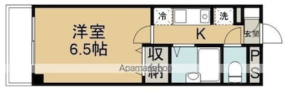 グランヒルズ鶴ヶ島[1K/19.97m2]の間取図