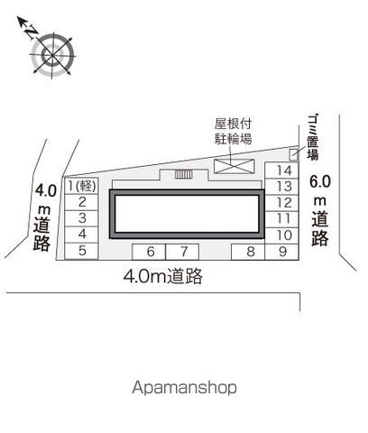 レオパレスサンローズ仲原 201 ｜ 福岡県糟屋郡粕屋町甲仲原２丁目19-13（賃貸アパート1K・2階・20.28㎡） その12