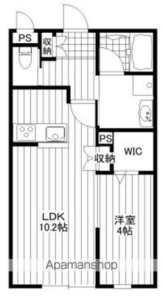 東京都青梅市師岡町３丁目[1LDK/37.26m2]の間取図