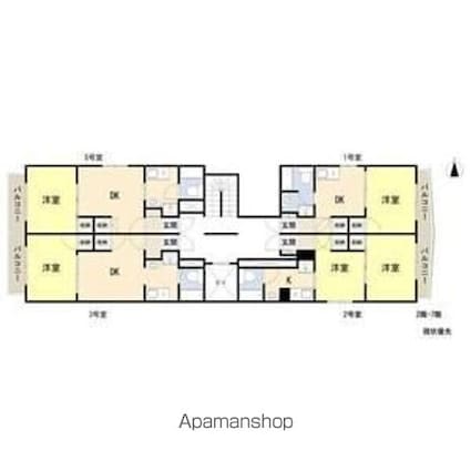 シティアーク北新[1DK/32m2]の間取図