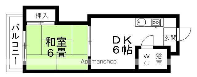 コーポ永和の間取り写真