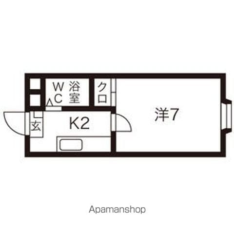 ハイデンスMM北20条の間取り写真