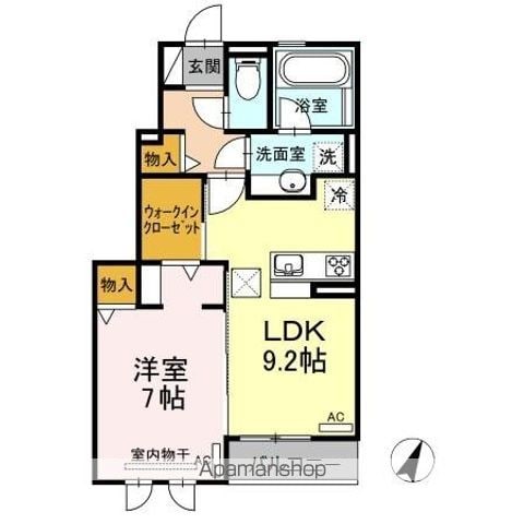 サニープレイス十一屋 A棟の間取り写真