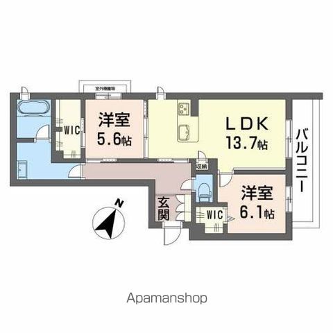 【シャーメゾン桜の間取り】