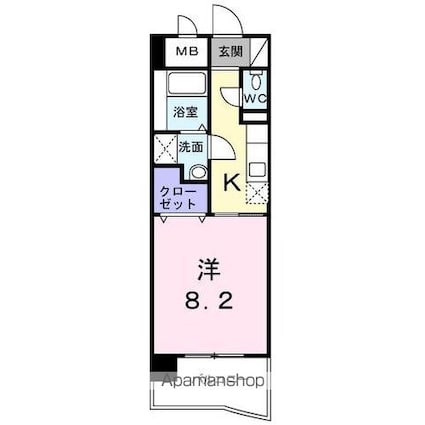 デイ　ドリーム[1K/29.02m2]の間取図