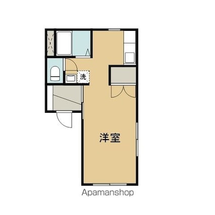 レオパレス盛岡[1K/32.4m2]の間取図