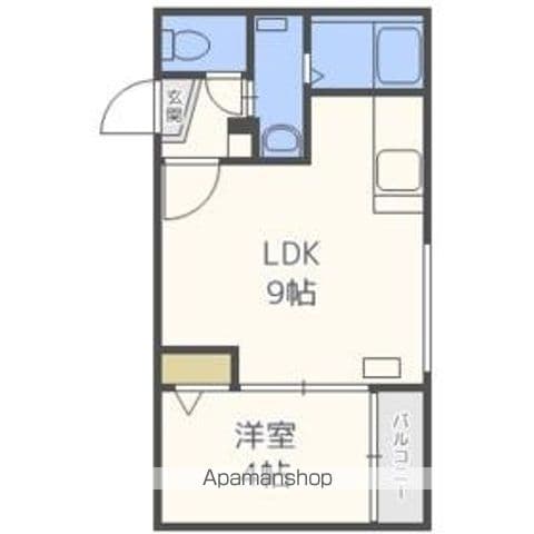 プレシェルト南円山の間取り写真