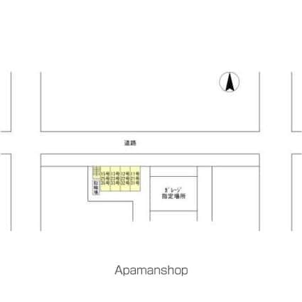 西浦マンション[1K/22m2]の配置図