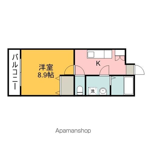 デルタ幟町の間取り写真
