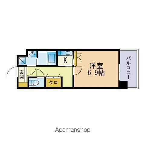 ＨＦ博多東レジデンスⅡ 609 ｜ 福岡県福岡市博多区豊１丁目9-27（賃貸マンション1DK・6階・31.60㎡） その13