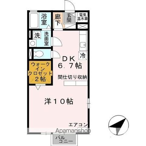 メイプルコート佐土の間取り写真