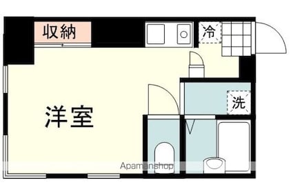 ＰＩＶＯＴ静岡[1R/22.98m2]の間取図