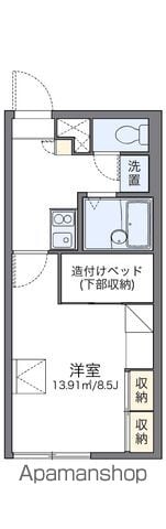 レオパレスグリーンウッドの間取り写真