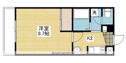 コスモリヴェール[1K/26m2]の間取図