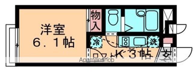 レオパレスハミングバードの間取り写真
