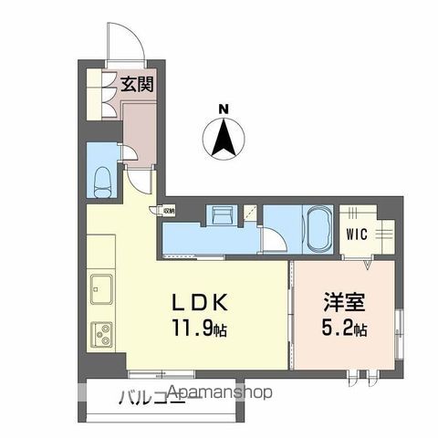 ユーグレイス東島田の間取り写真