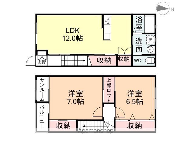 ファイン向新庄の間取り写真