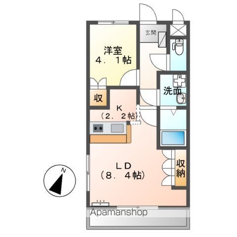 サニーコート南山Ａの間取り