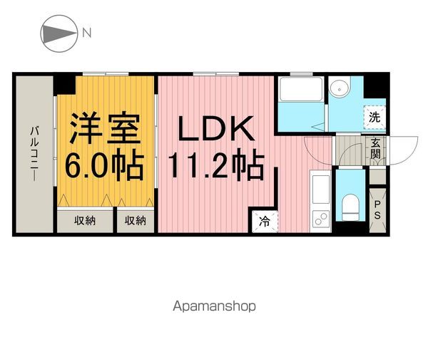 【墨田区立花のマンションの間取り】