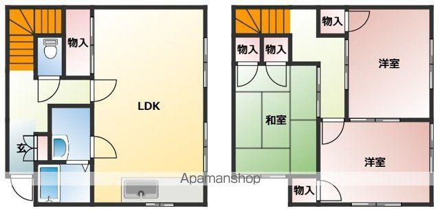 メゾン梶山の間取り写真